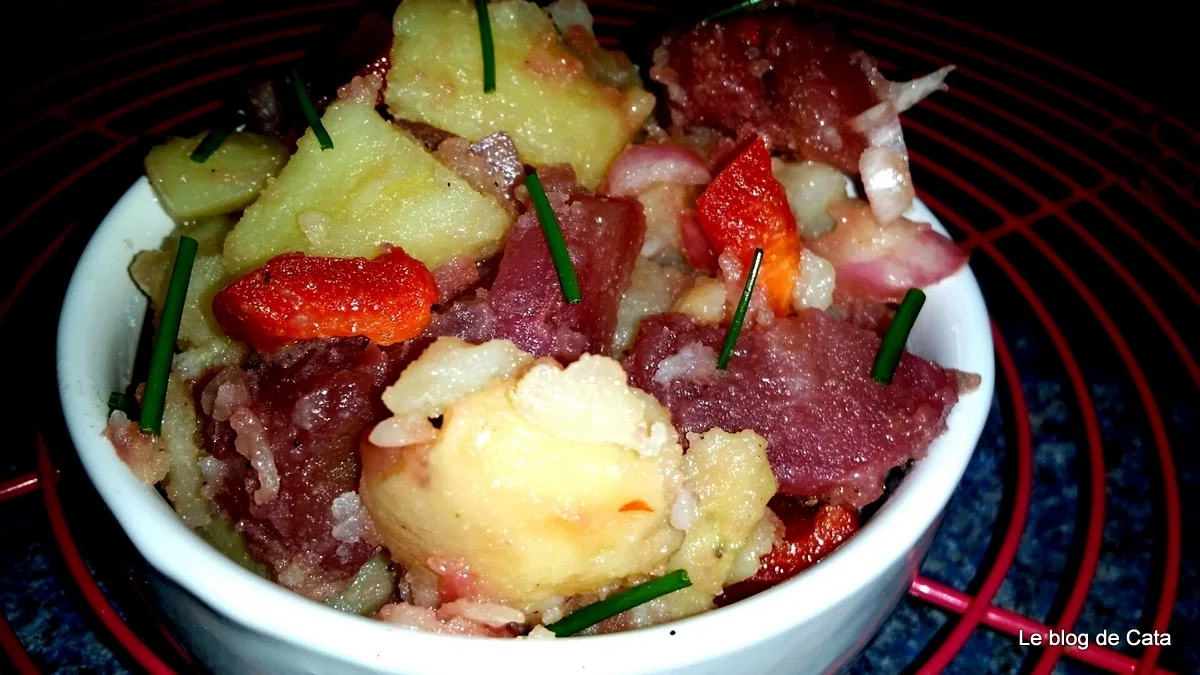 Bicolored Potato Salad