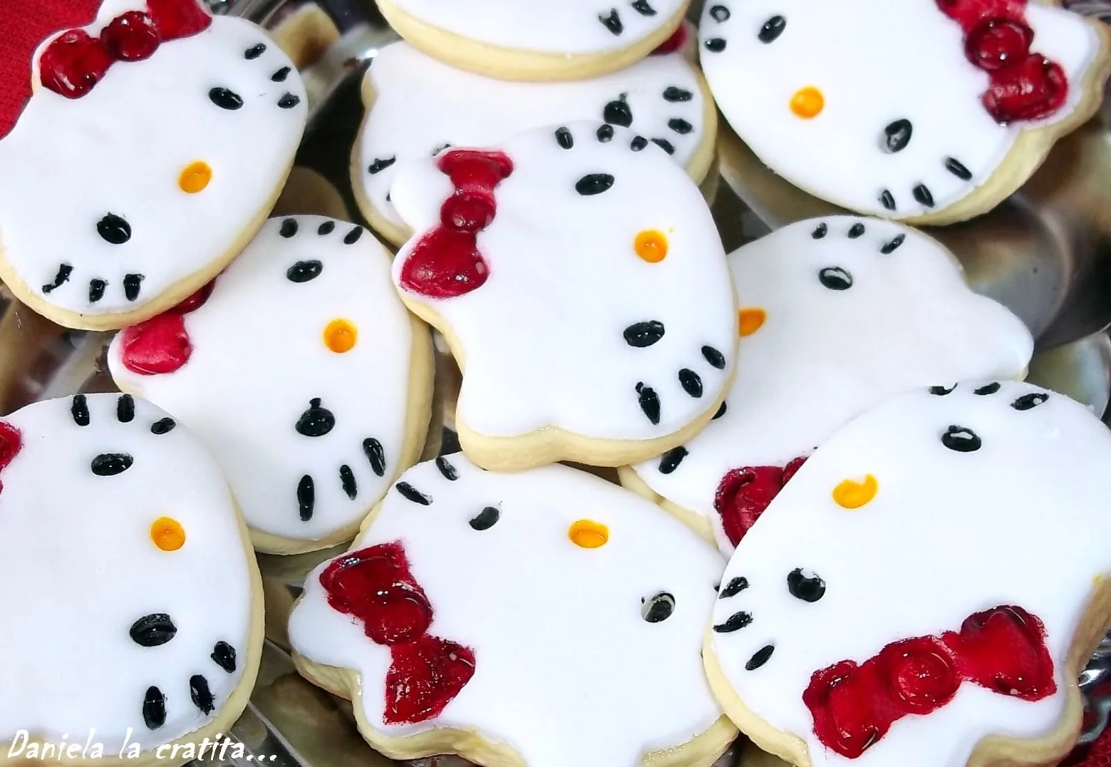 Butter cookies decorated
