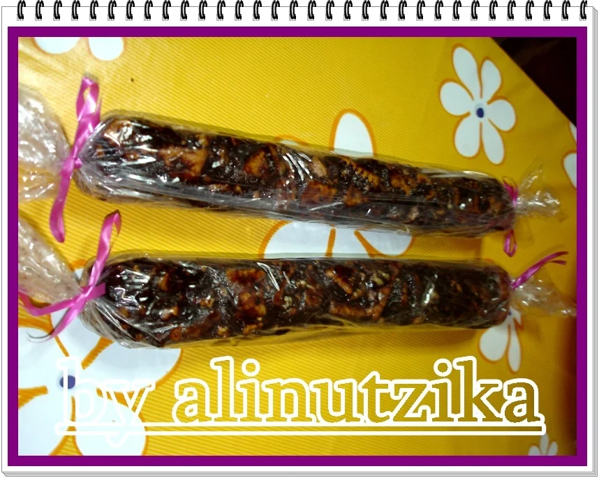 Biscuit Salam recipe with walnuts and raisins – fasting