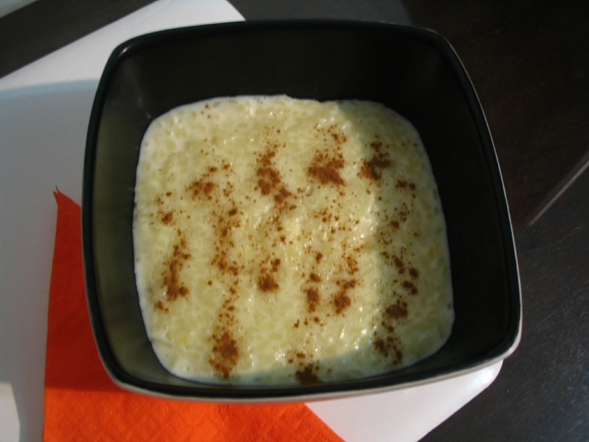 Rice pudding