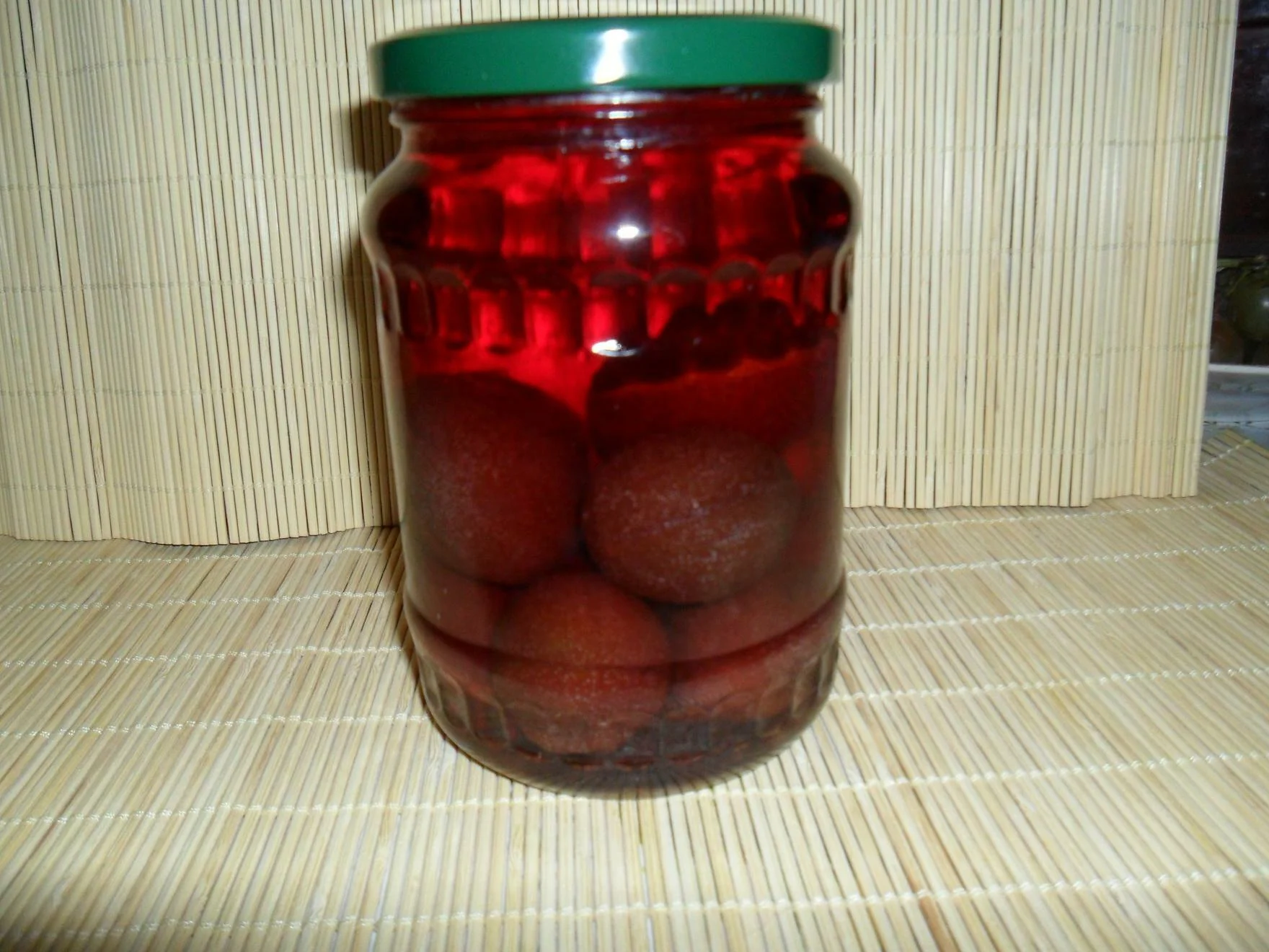Plum compote