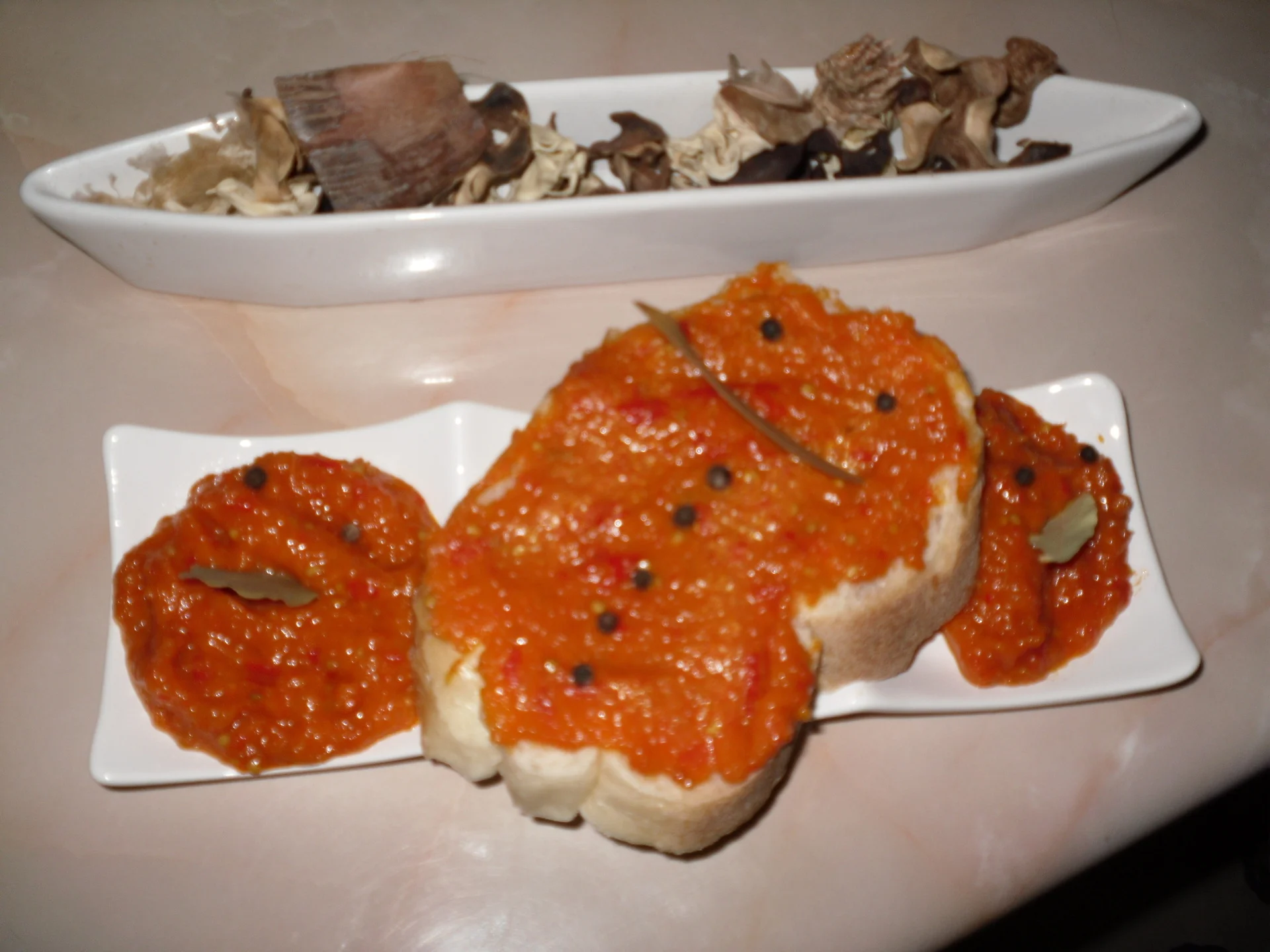 Eggplant and bell pepper spread