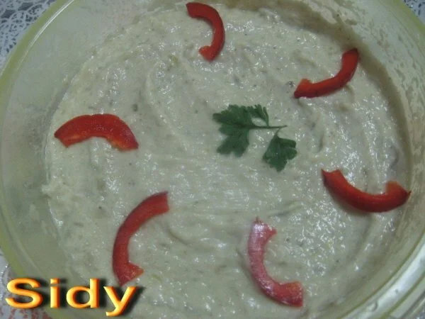 Eggplant and zucchini salad