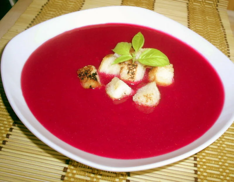 Beetroot cream soup