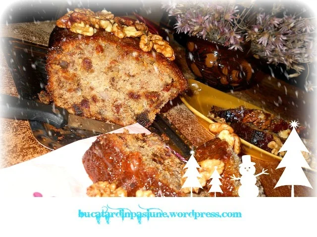 Banana flavored cake