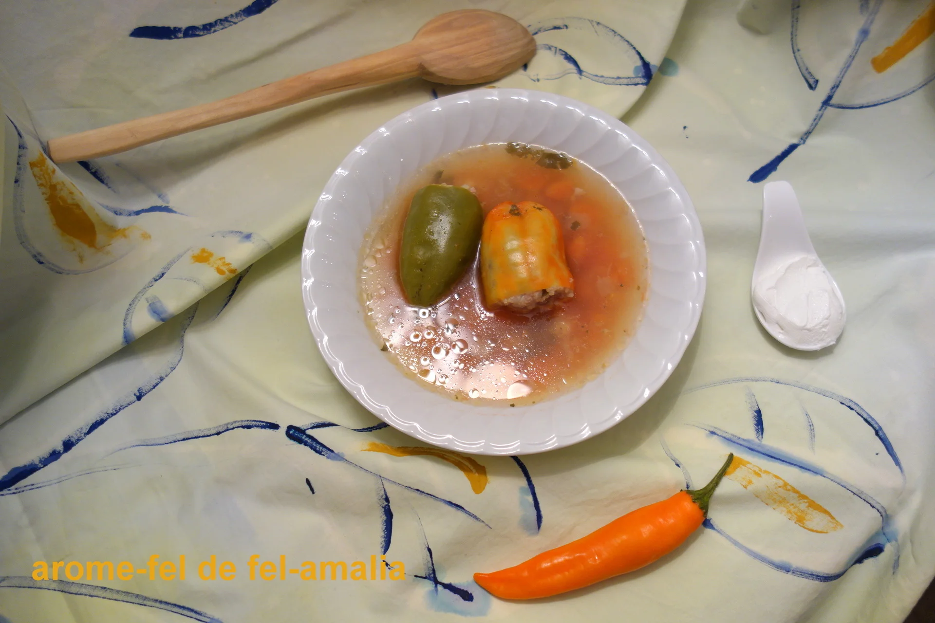 Stuffed pepper soup