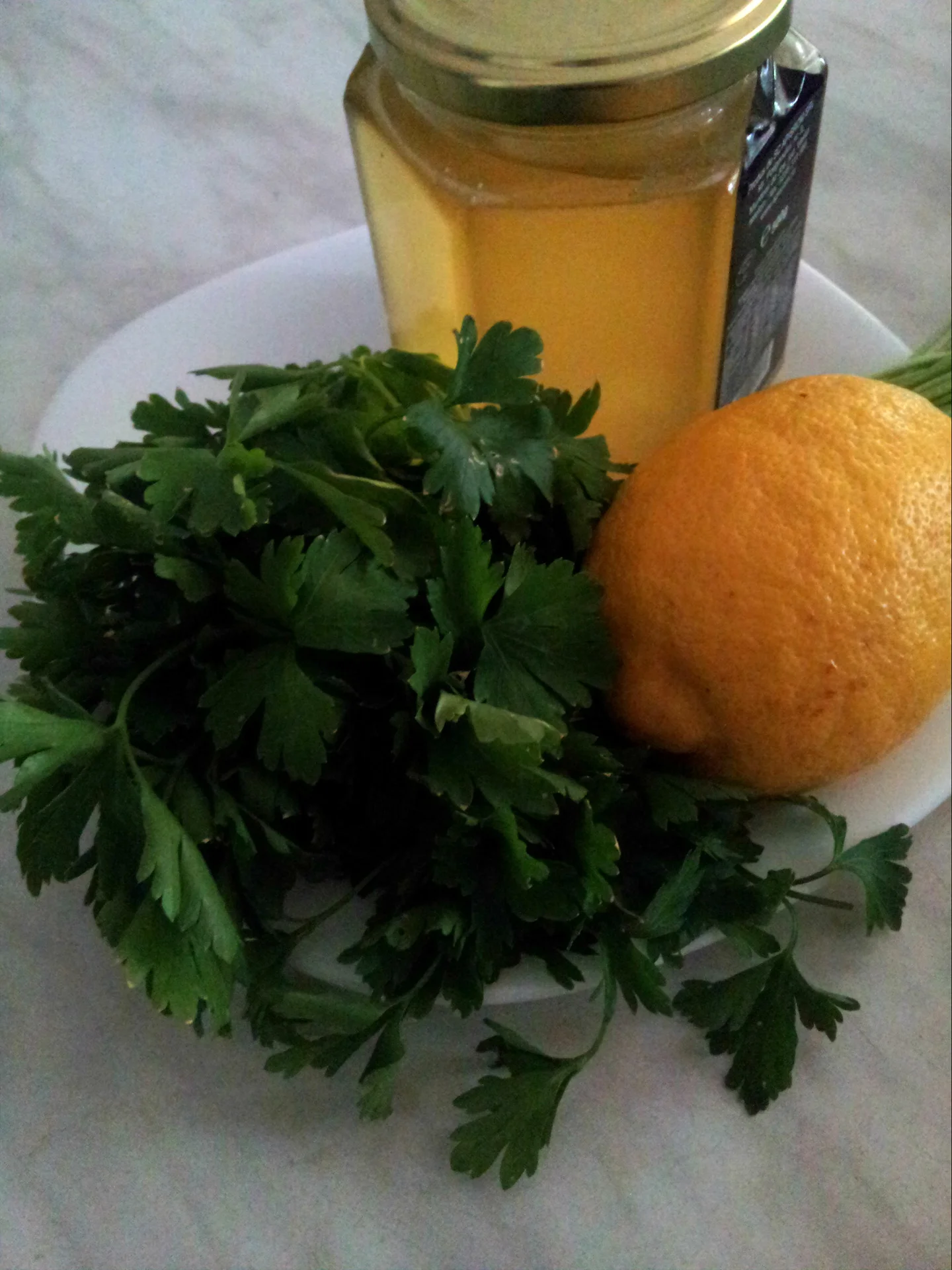 Parsley tea