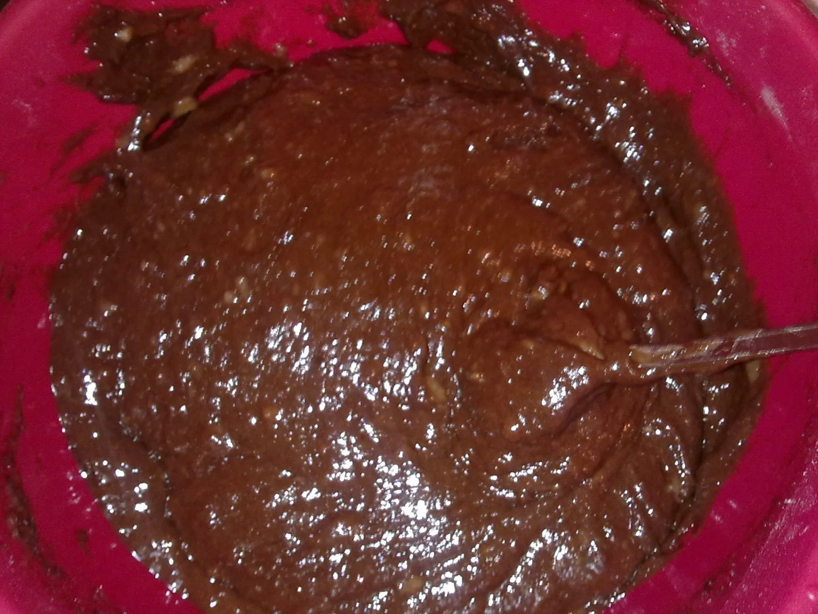 Banana muffins with cocoa and chocolate glaze!!!