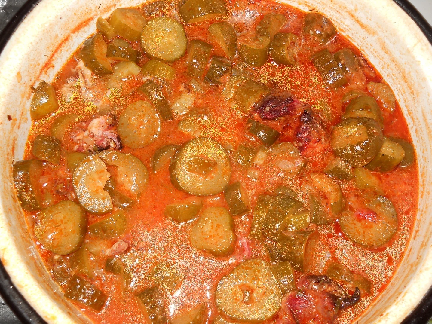 Pickled cucumber dish