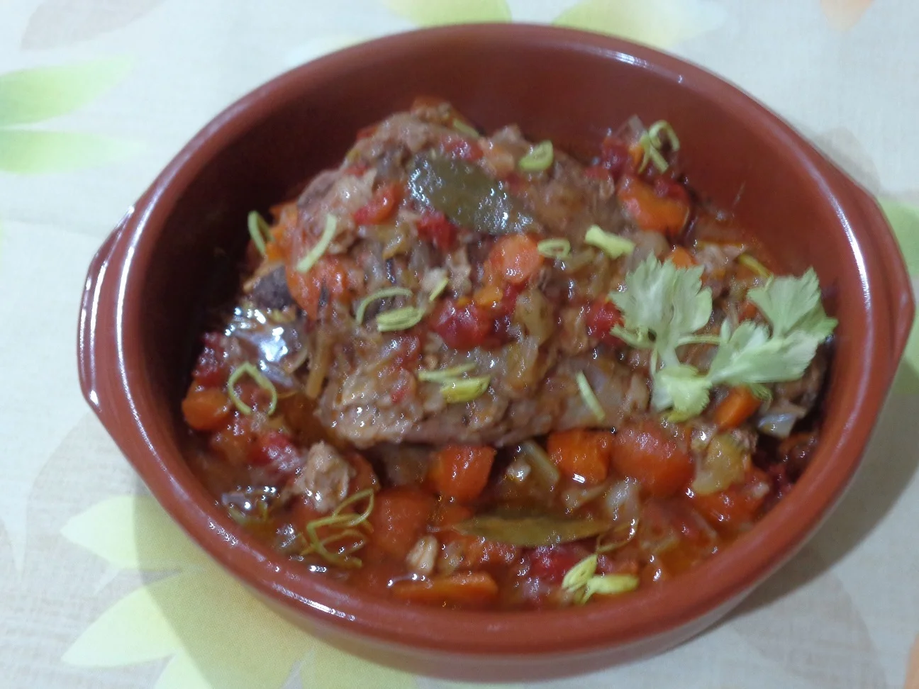 Goat with vegetables – in a pot