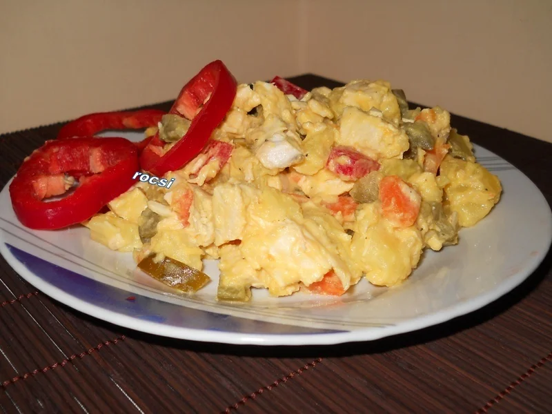 Chicken and potato salad