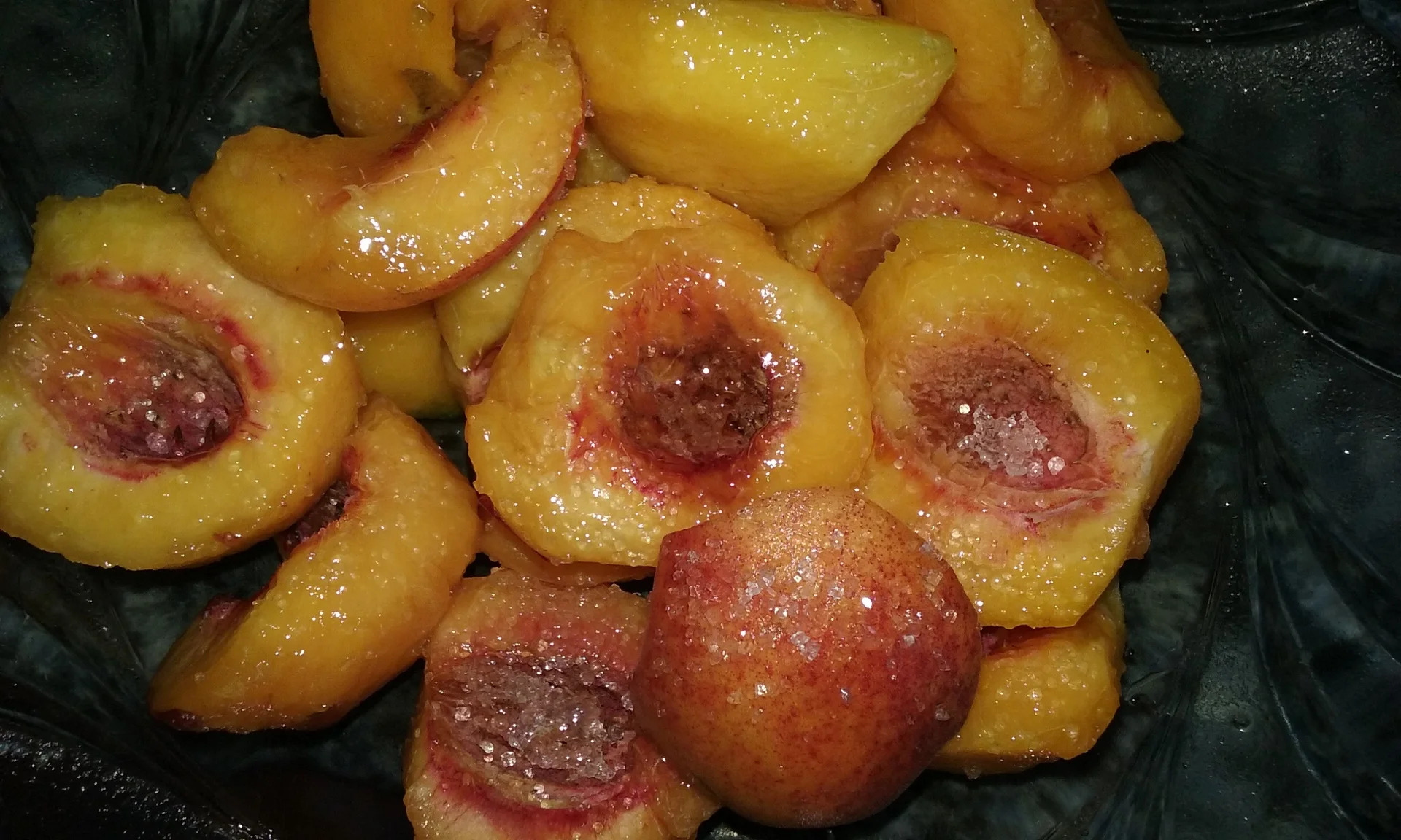 Peach Tart with Vanilla Cream