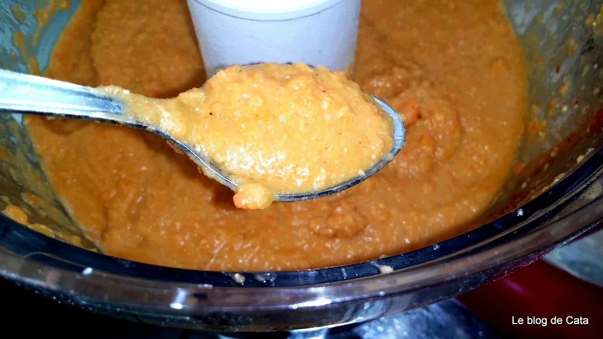 Red lentil paste