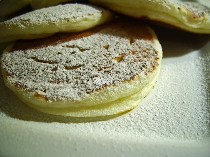 Fluffy pancakes recipe with cheese