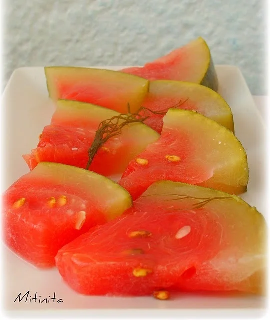 Pickled watermelon