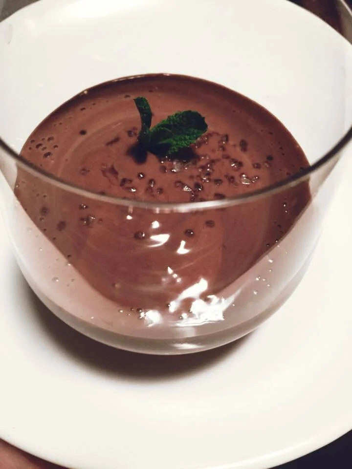 Vegan chocolate pudding (without avocado)