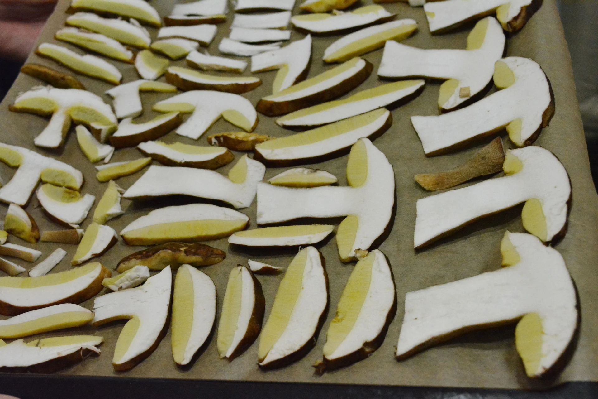 Dried and preserved mushrooms