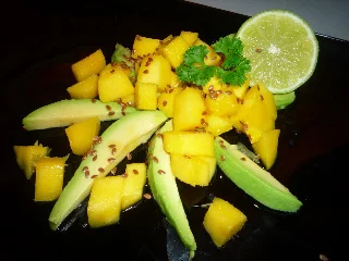 Yin Yang Mango Avocado Salad