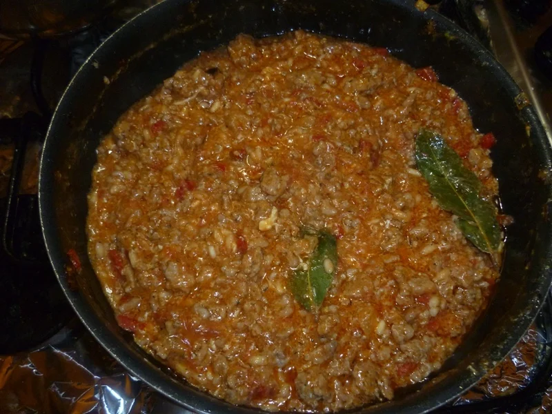 Stuffed curly cabbage