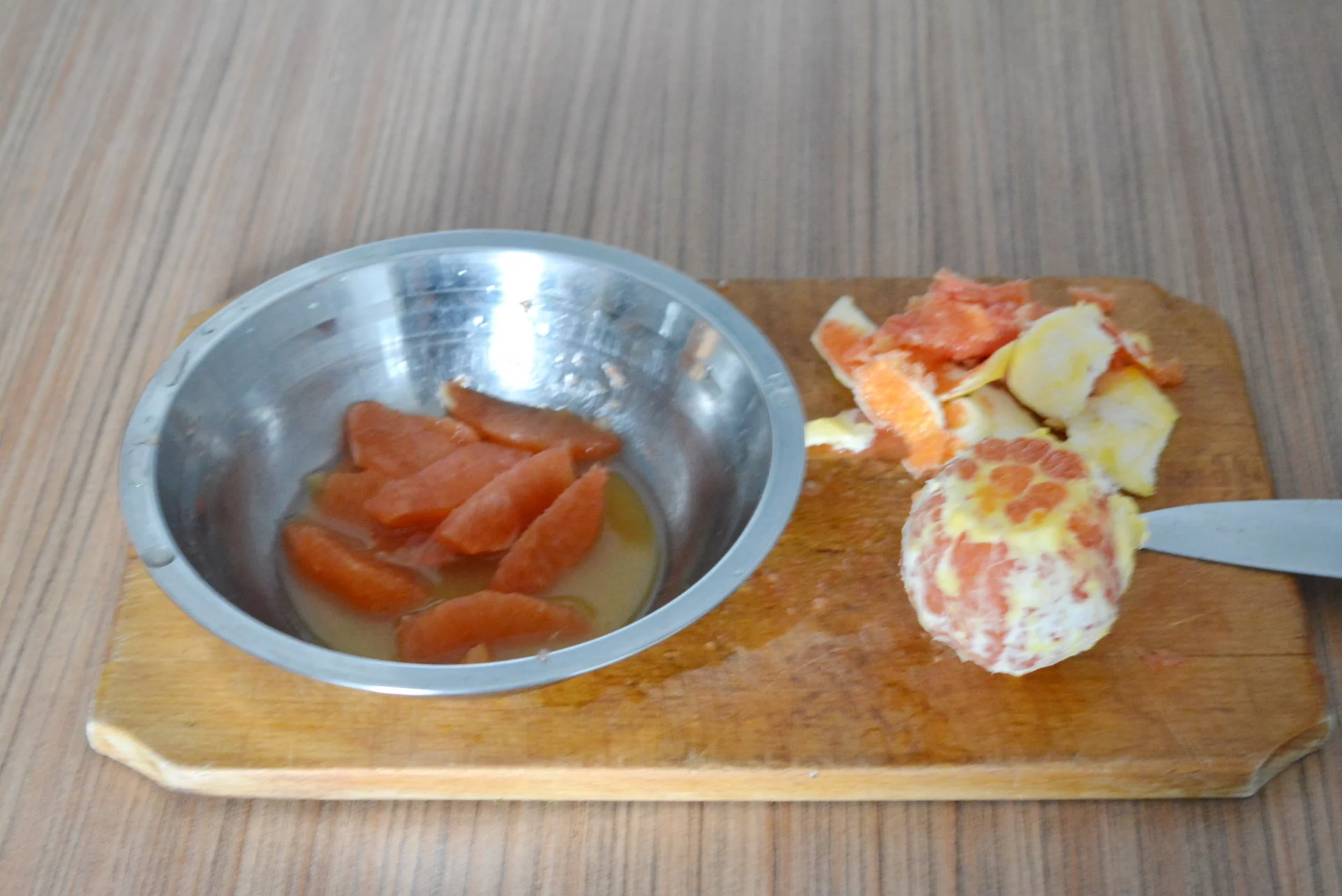 Red orange jam with rose petals
