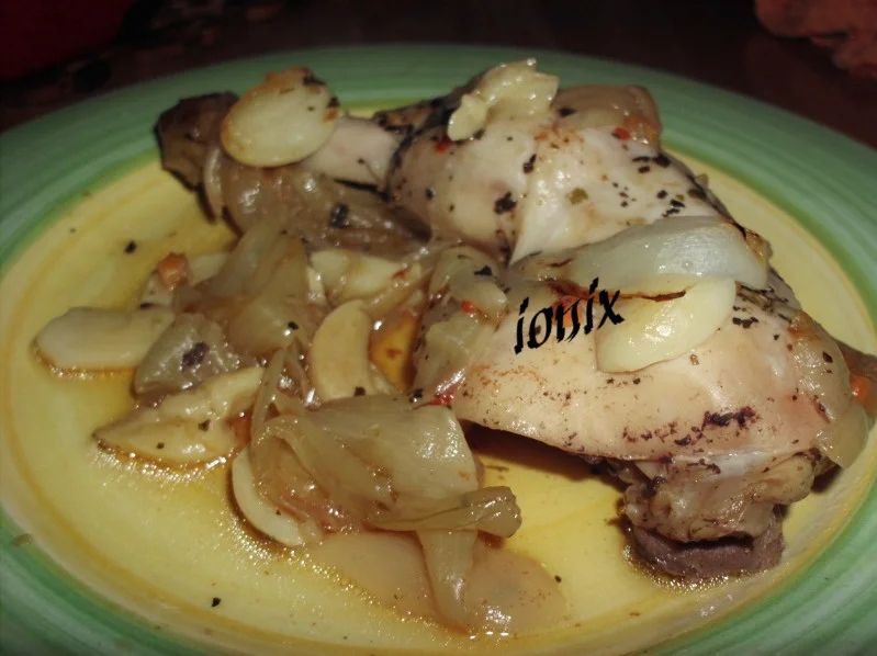 Oven-wrapped thighs ~~ for the diet