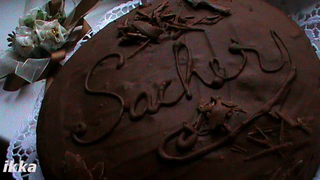 Sacher Cake with milk chocolate glaze