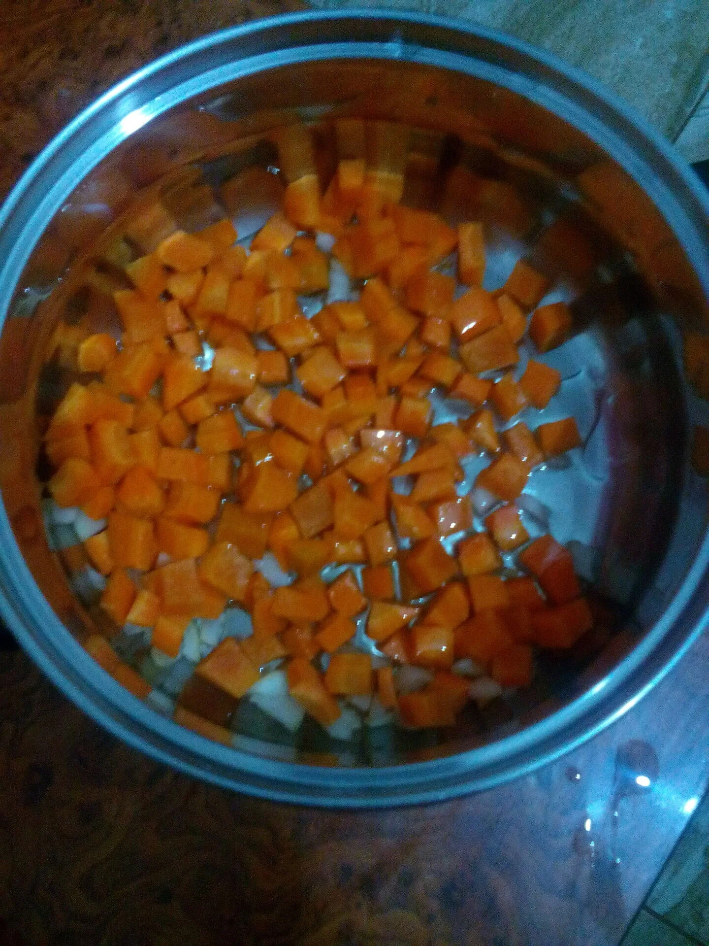 Eggplant stew with chicken breast