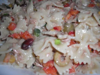 Pasta salad with tuna