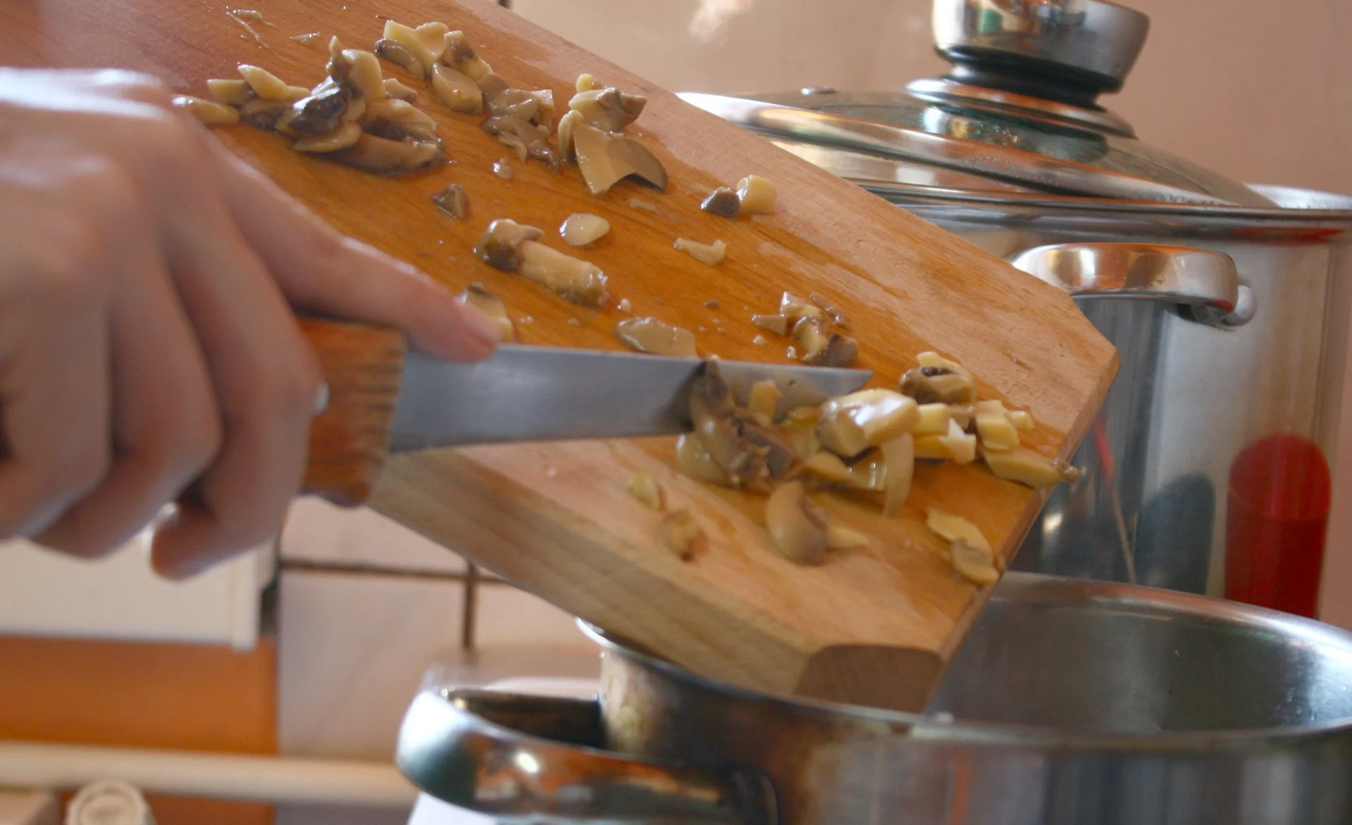 Potato croquettes with mushrooms