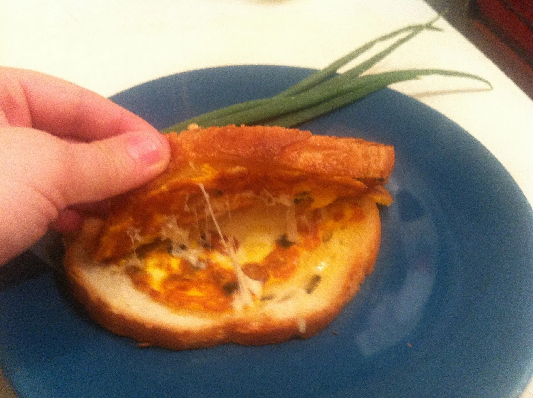 Sandwich with omelette