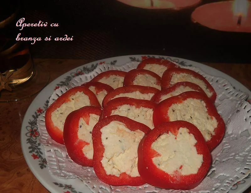 Stuffed peppers with cheese