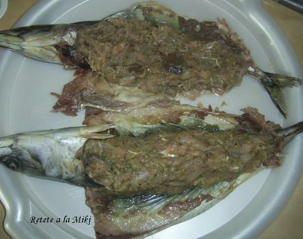 Stuffed mackerel