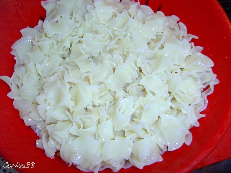 Noodles with cabbage