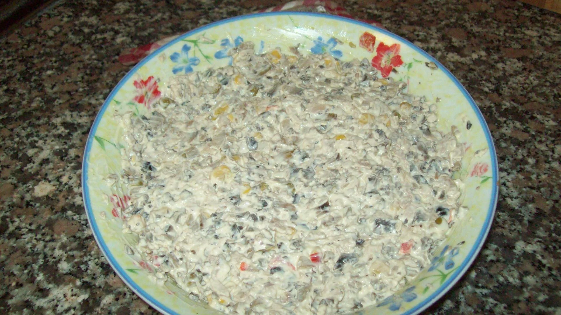 Mushroom and Chicken Salad
