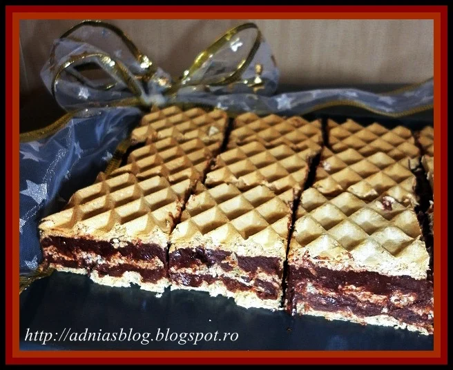 Homemade chocolate in wafer sheets