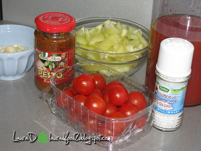 Carp in red sauce with garlic