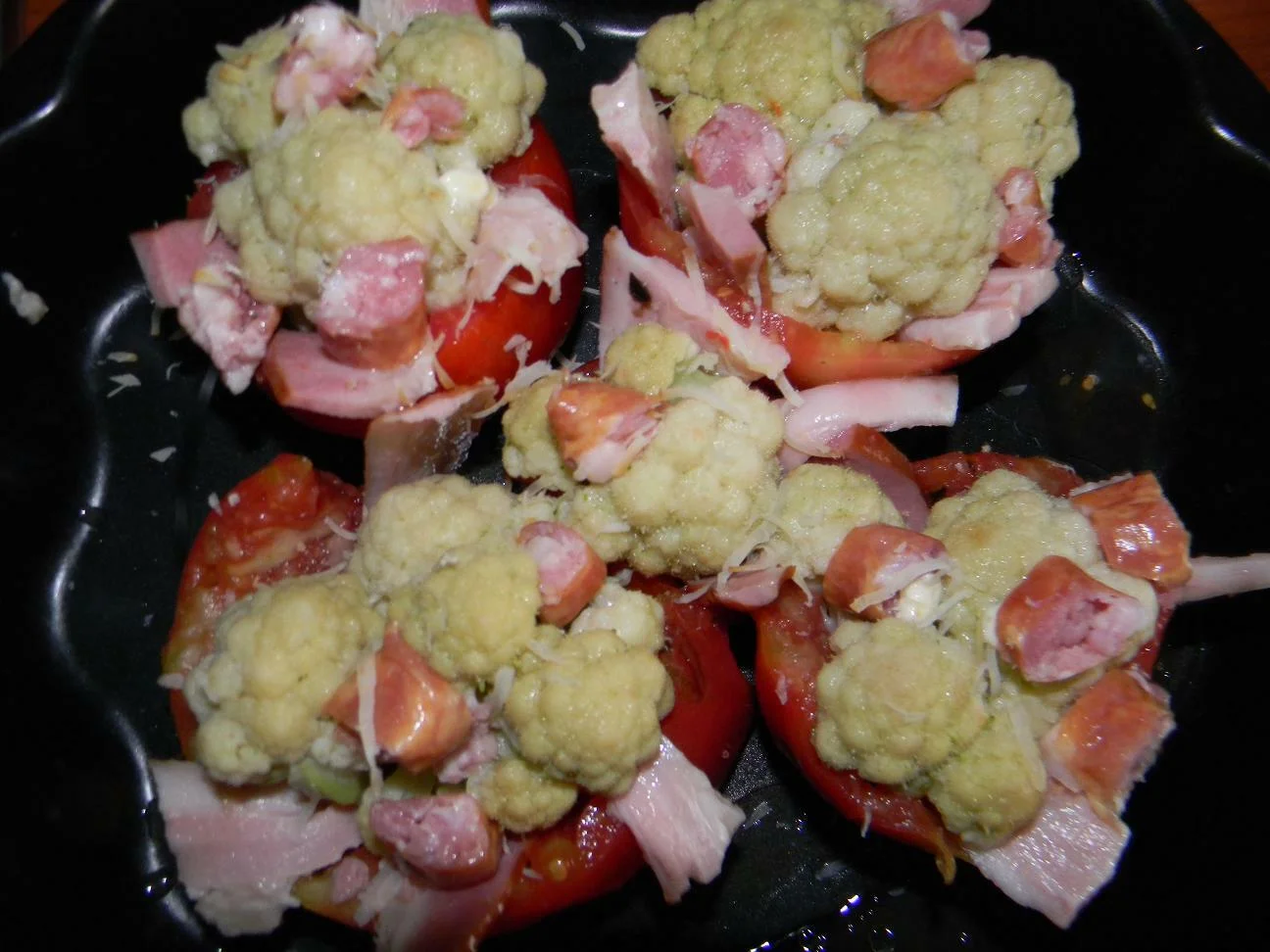 Gratinated cauliflower