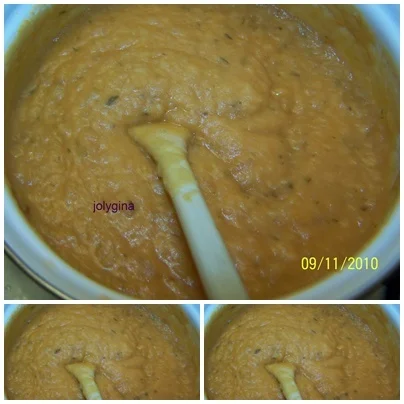 Thick beans with chicken wings