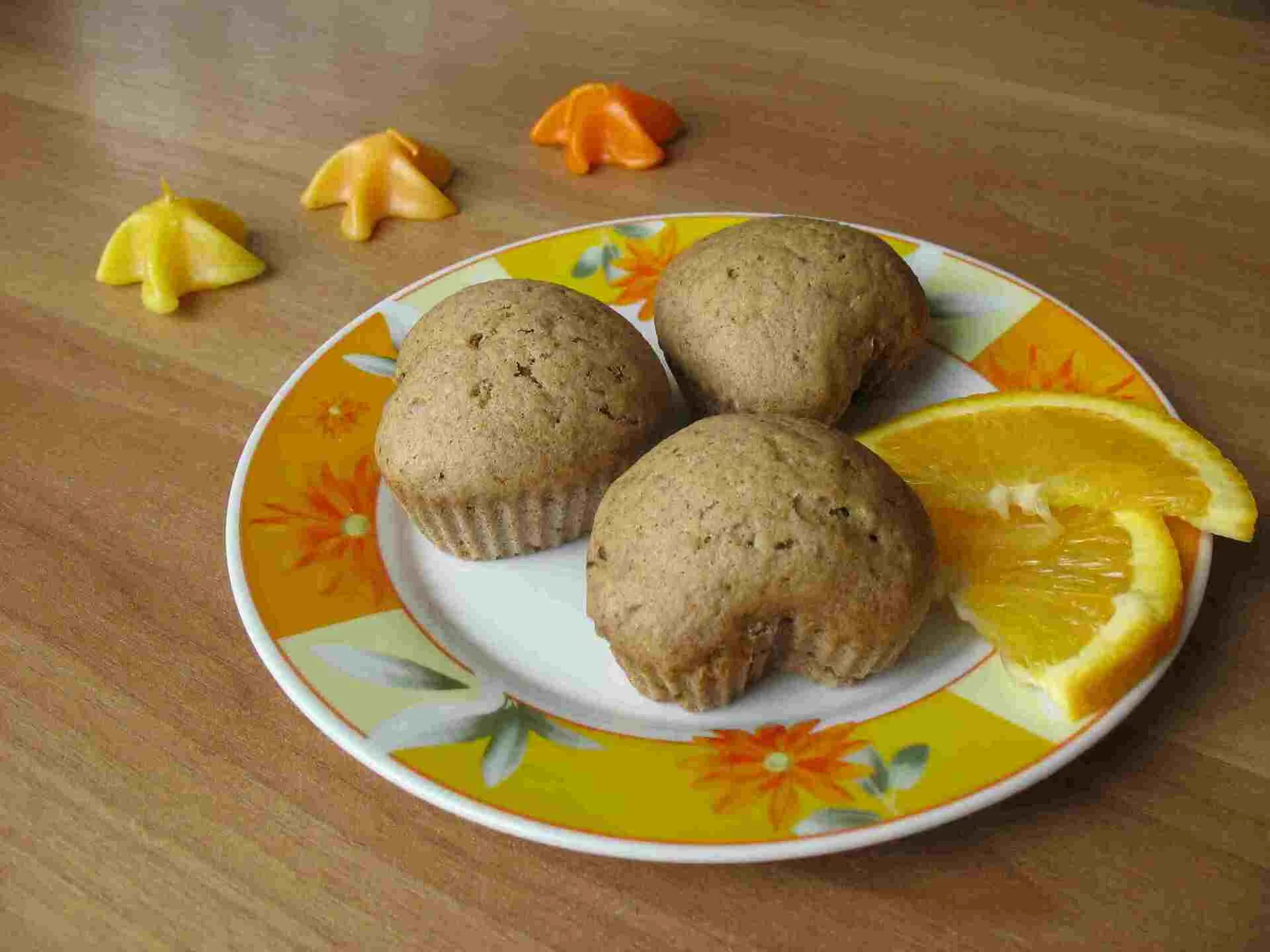 Orange and cinnamon muffins (vegan)