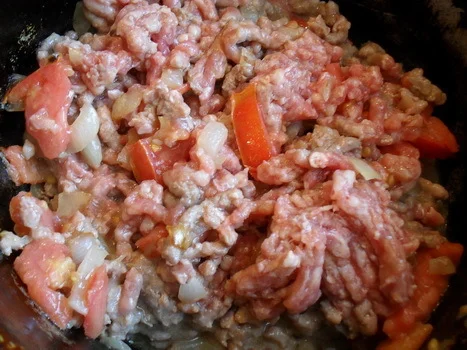 Moussaka with eggplant (my version)