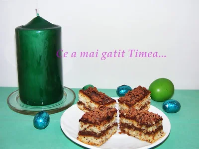 Poppy seed cake with coffee