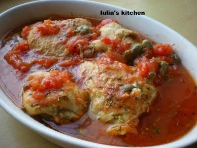 Chicken with capers