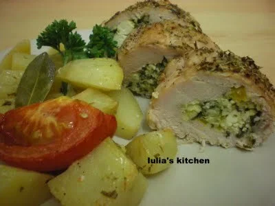 Turkey roll with cheese