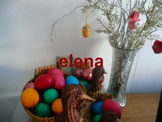 Painted eggs for the Holy Holidays