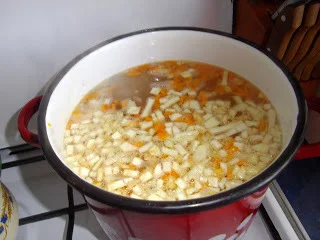 Chicken meatball soup