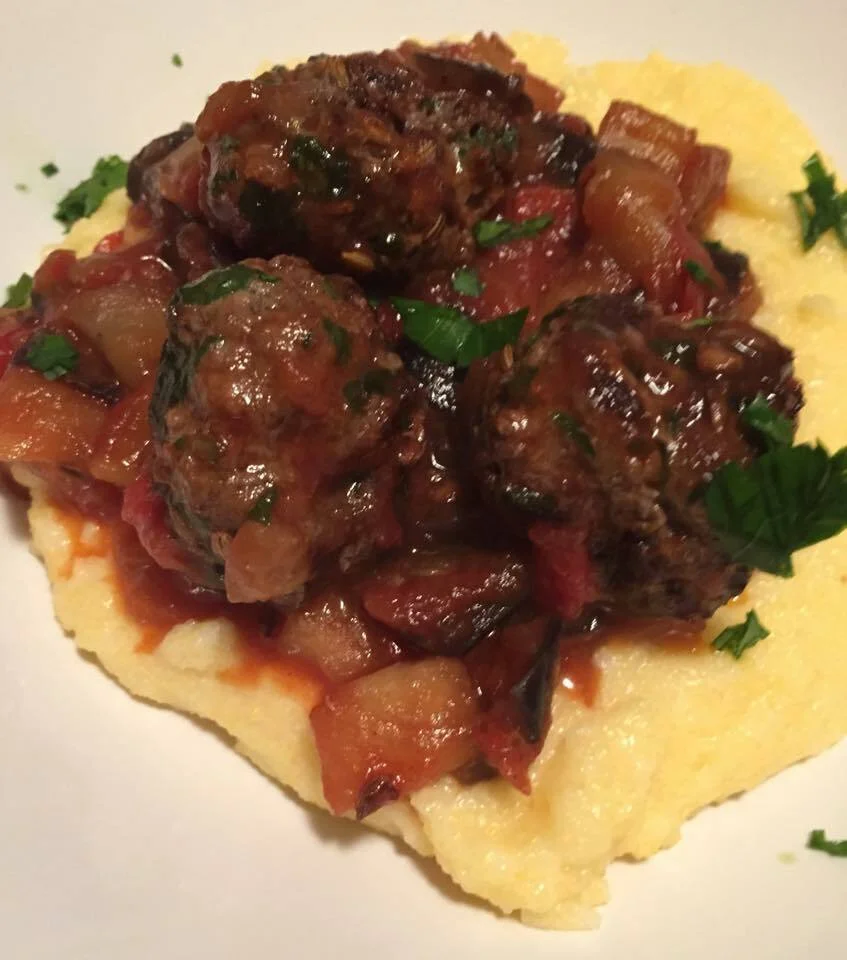 Norma-style meatballs
