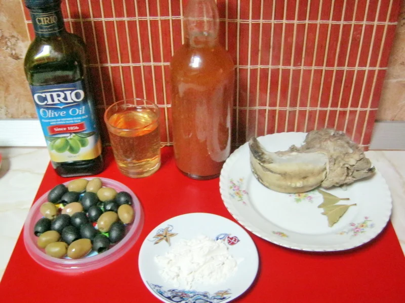 The language with olives