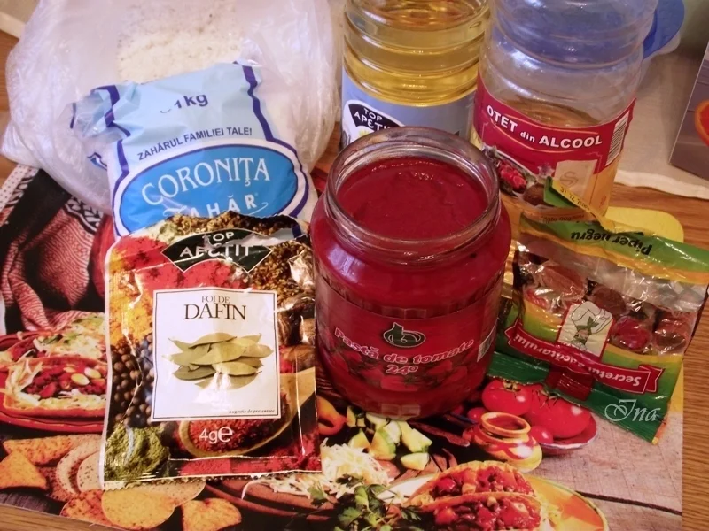 Bell peppers in tomato sauce