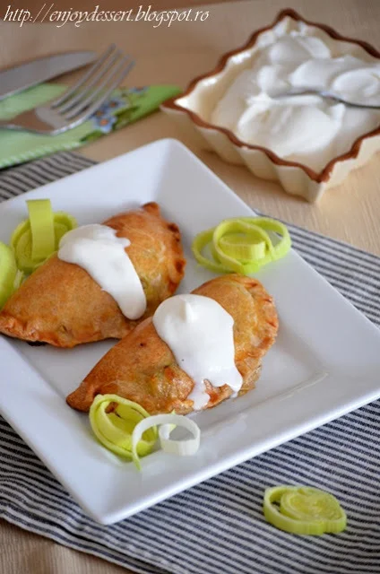 Pork and leek empanadas
