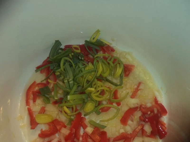 Lenten soup with Brussels sprouts